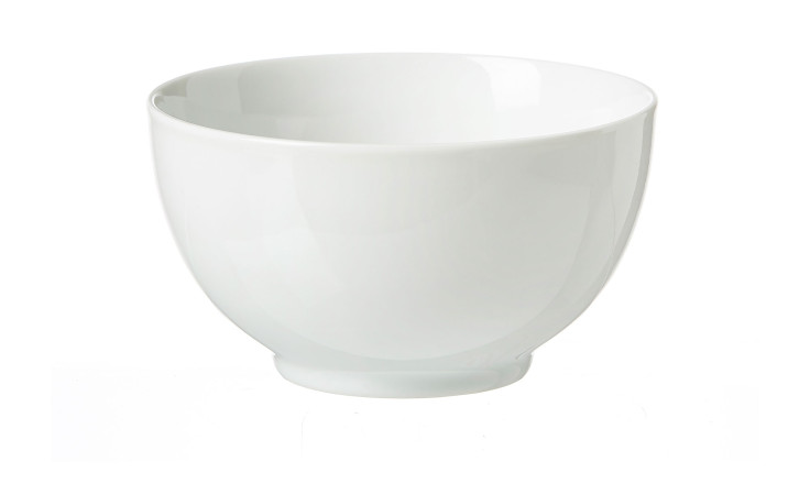 Die Ritzenhoff Müslischale Bianco 850ml wird auf einem nahtlosen weißen Hintergrund dargestellt.