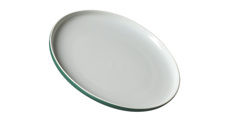 Flacher Teller namens Jasper mit dem Durchmesser von ca. 26 cm.