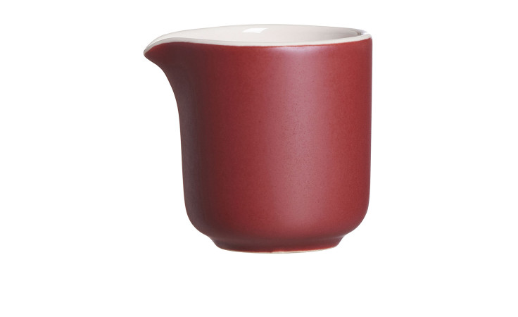 Gießer Jasper mit dem Fassungsvermögen von ca. 170 ml und in der Farbe Rot, Weiß.