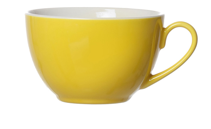 Kaffeetasse Doppio 180 ml von Ritzenhoff & Breker mit Henkel, ideal als Dekoration, auf weißem Hintergrund.