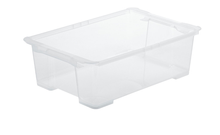 Box Evo Easy 30 l aus transparentem Kunststoff.