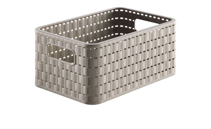 Korb Country A5 6 l aus Kunststoff in beige.