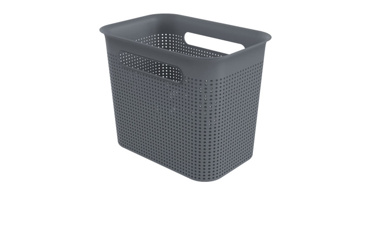 Box Brisen 26,2 x 21,1 x 36 cm aus Kunststoff in anthrazit.
