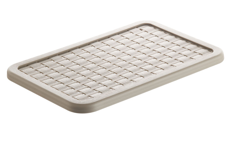 Deckel für Box A5 Country aus Kunststoff in beige.