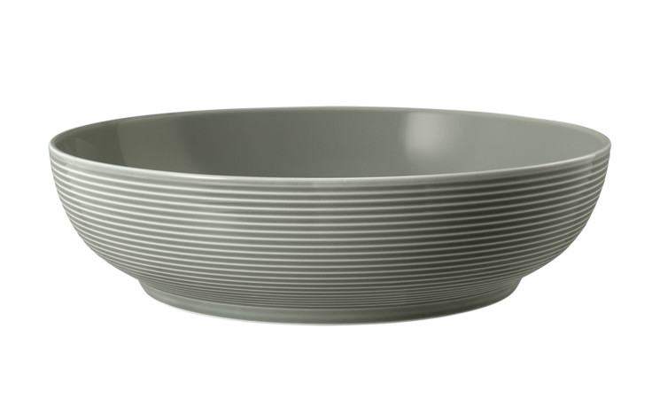 Foodbowl Beat 25,5 cm aus Porzellan in Perlgrau.