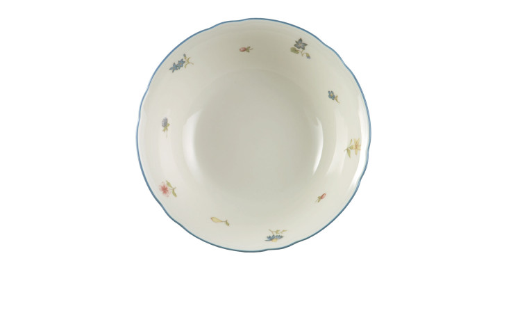 Schüssel Marieluise 20,3 cm aus Porzellan mit floralem Motiv.