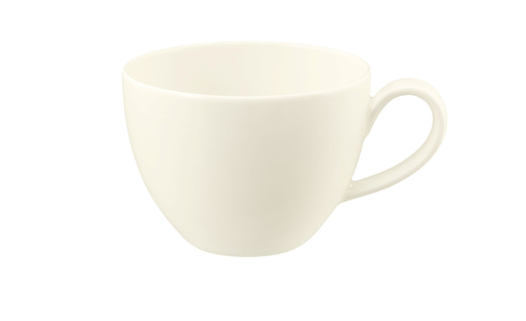 Die Seltmann Kaffeeobere Zoe Diamond 240 ml Kaffeetasse mit Henkel ist auf einem weißen Hintergrund abgebildet.