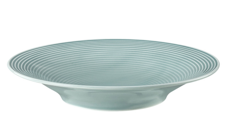 Suppenteller Beat 22,5 cm aus Porzellan in Arktisblau.