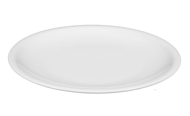 Frühstücksteller Compact 19 cm aus weißem Porzellan.