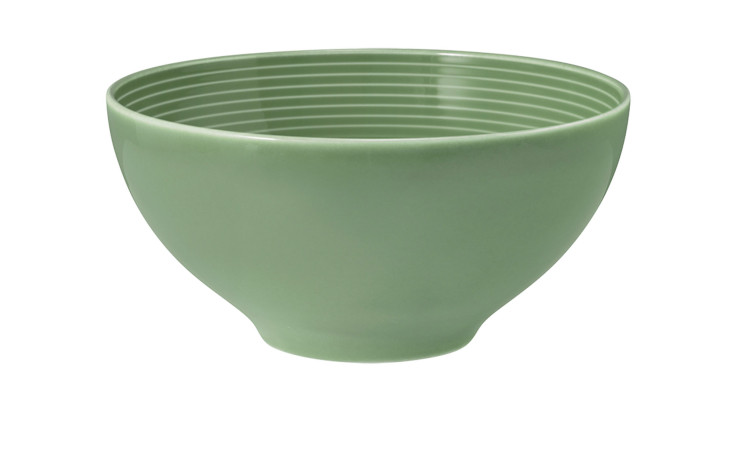 Schüssel Beat 15,7 cm aus Porzellan in Salbeigrün.