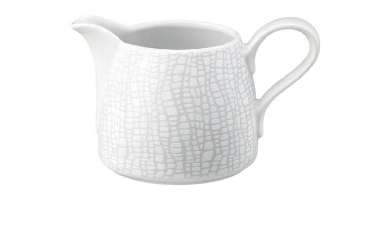 Milchkännchen Life 260 ml aus weißem Porzellan.