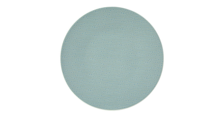 Speiseteller Life 28,3 cm aus Porzellan in türkis.