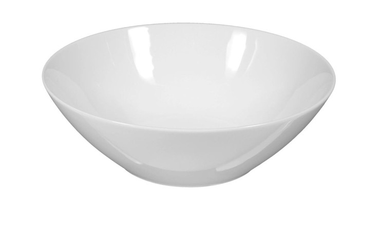 Schüssel Rondo/Liane 20 cm aus weißem Porzellan.