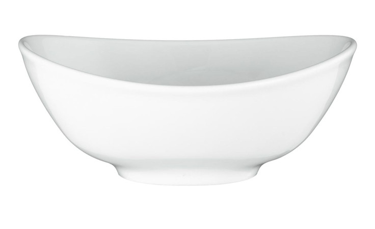 Suppenschale Modern Life 16 cm aus weißem Porzellan.