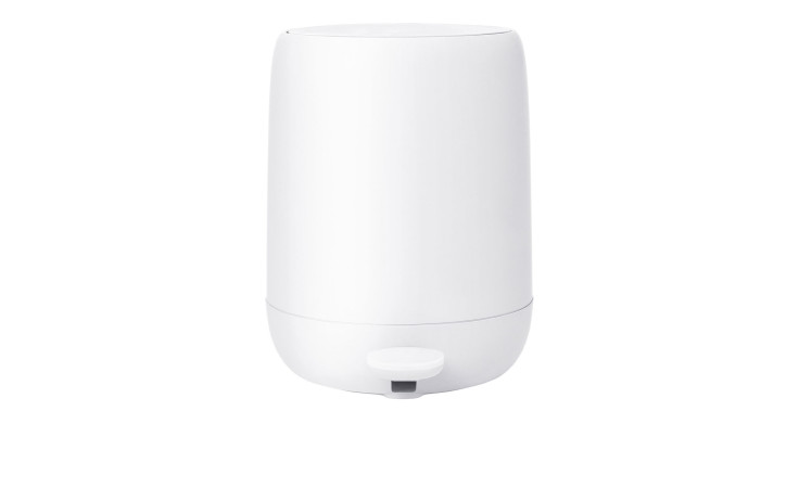 Treteimer Sono 3 l aus Silikon und Kunststoff in weiß.