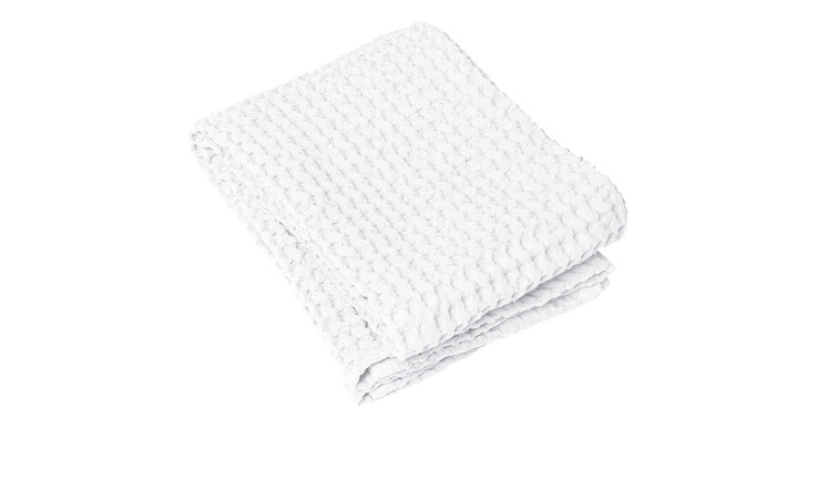 Handtuch Caro 50 x 100 cm aus Baumwolle in weiß.