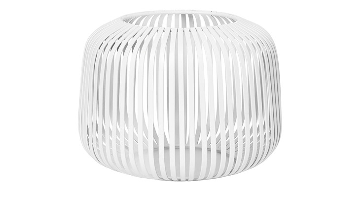 Laterne Lito 10 cm aus Stahl in weiß.