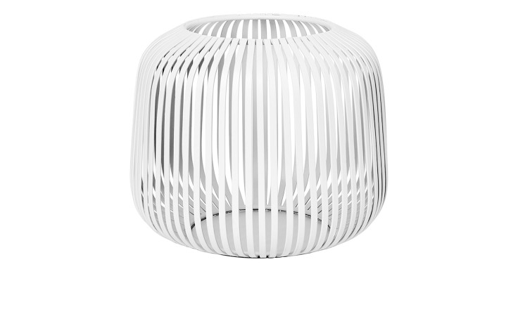 Laterne Lito 17 cm aus Stahl in weiß.