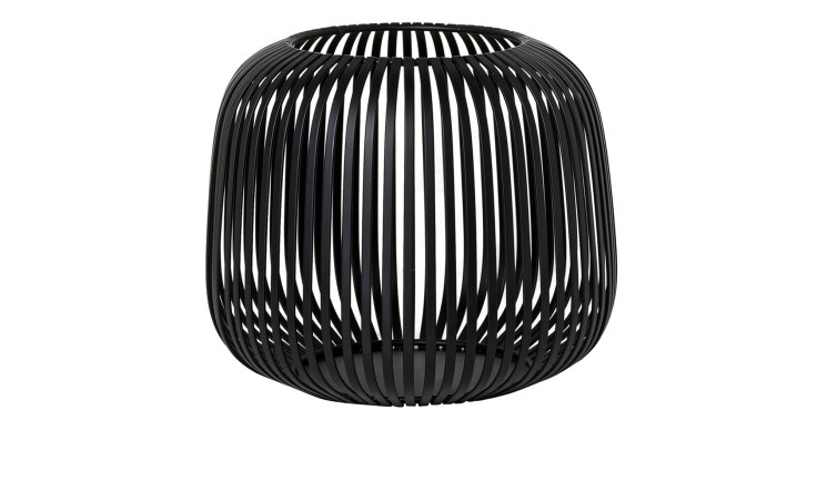 Laterne Lito 17 cm aus Stahl in schwarz.