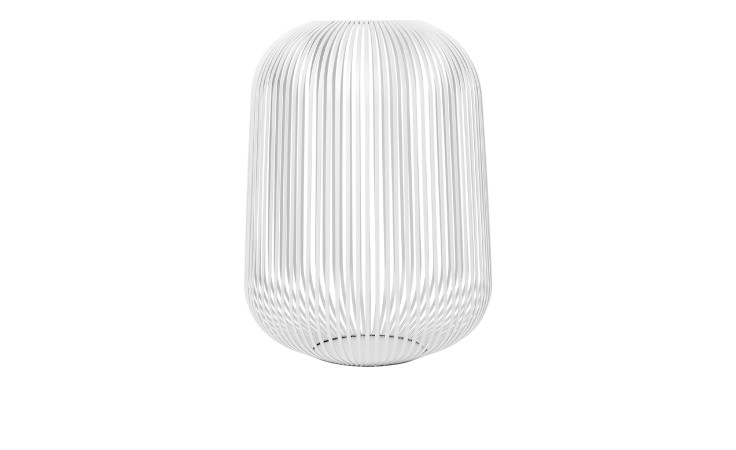 Laterne Lito 45 cm aus Stahl in weiß.