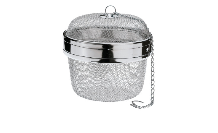 Tee-/ Gewürzkugel in silber Edelstahl