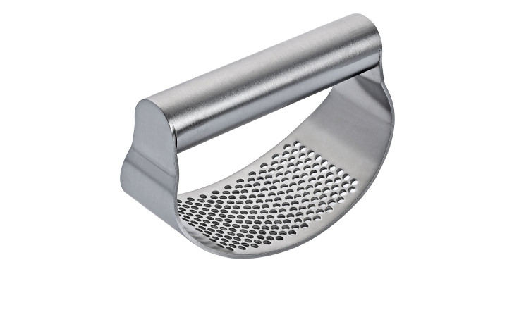 Knoblauchpresse Swing in silber, Edelstahl