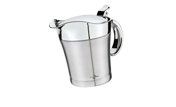 Thermo-Sauciere Elegance für 500ml aus Edelstahl in silber