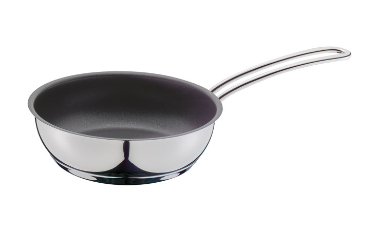 Bratpfanne Capri 16 cm aus Edelstahl in silber