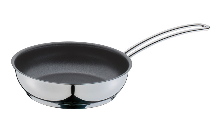 Bratpfanne Capri 18 cm aus Edelstahl in silber
