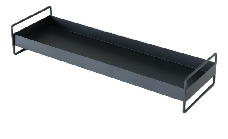 Tablett 16 cm aus Eisen in schwarz.