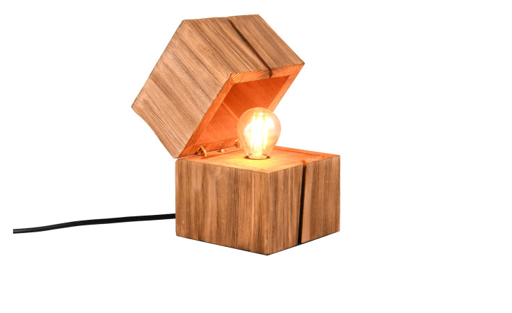 Die Trio LED-Tischleuchte Treasure 16 cm zeichnet sich durch ein offenes geometrisches Design aus und ist mit einer Glühbirne, teilmoniert.