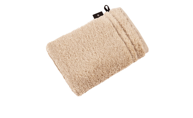 Waschhandschuh Vienna Style Supersoft, in der Größe 22 x 16 cm und in der Farbausführung braun