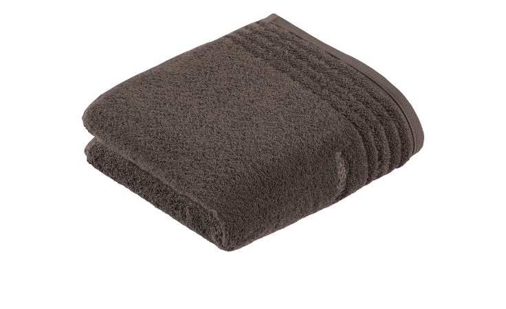 Handtuch Vienna Style Supersoft, in der Größe 60 x 110 cm und in der Farbausführung braun-grau