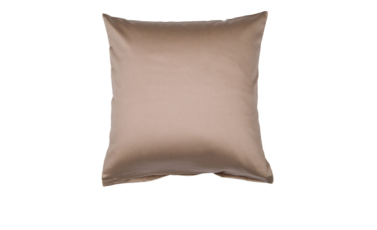 Mako-Satin Kissenbezug Colors in der Größe 80 x 80 cm und in der Farbausführung taupe