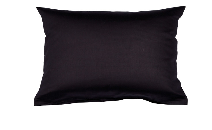 Mako-Satin Kissenbezug Colors in der Größe 40 x 60 cm und in der Farbausführung schwarz