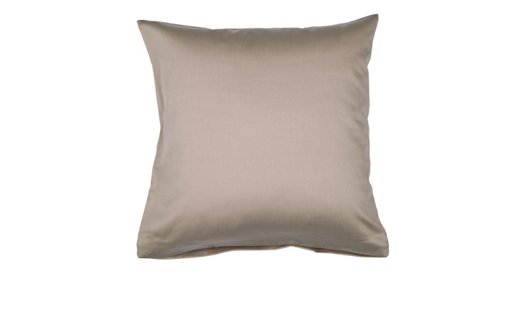 Mako-Satin Kissenbezug Colors, in der Größe 40 x 40 cm und in der Farbausführung beige
