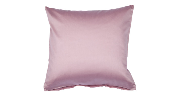 Mako-Satin Kissenbezug Colors, in der Größe 80 x 80 cm und in der Farbausführung rosa