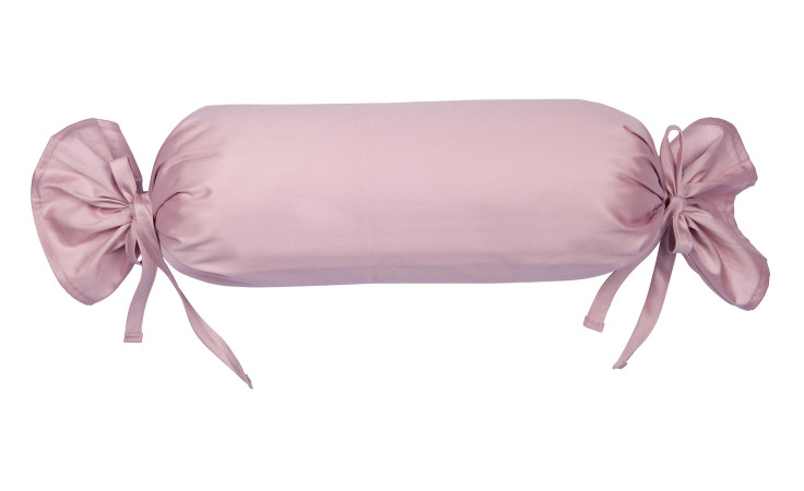 Mako-Satin Kissenbezug Colors, in der Größe 15 x 40 cm und in der Farbausführung rosa