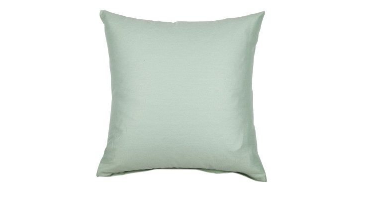 Mako-Satin Kissenbezug Colors, in der Größe 40 x 40 cm und in der Farbausführung grün