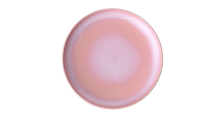 Frühstücksteller Perlemor 23,8 cm in rosa