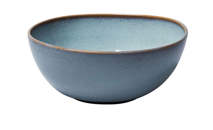 Schale Lave 25 cm in türkis