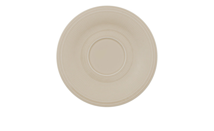 Kaffeeuntertasse Color Loop 15,5 cm in beige
