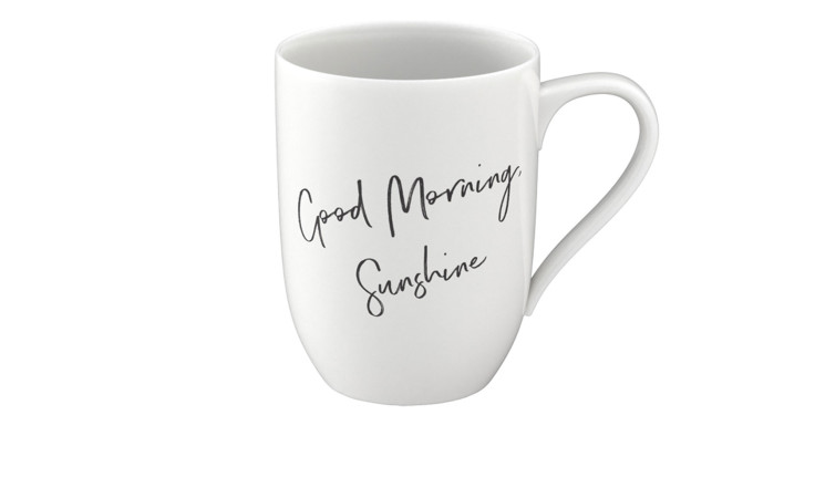 Becher Good Morning Sunshine 340 ml in weiß
