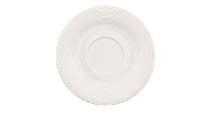 Kaffeeuntertasse Color Loop 15,5 cm in weiß