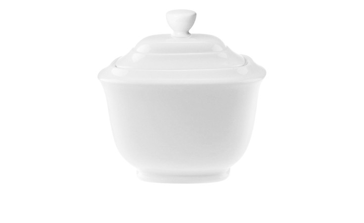 Zuckerdose Noblesse in weiß 