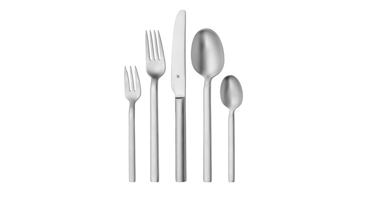 WMF Besteck-Set Alteo 60-tlg., silberfarben, Edelstahl, komplett mit Gabeln, Messern und Löffeln.