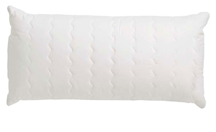 Kopfkissen Aqua Aktiv 40 x 80 cm in weiß, gesteppt