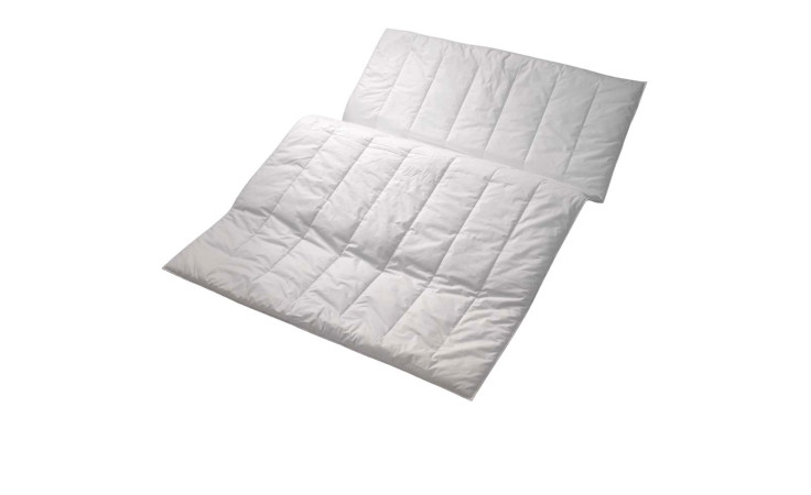 Ganzjahresbett Aqua Aktiv 200 x 200 cm in weiß gesteppt