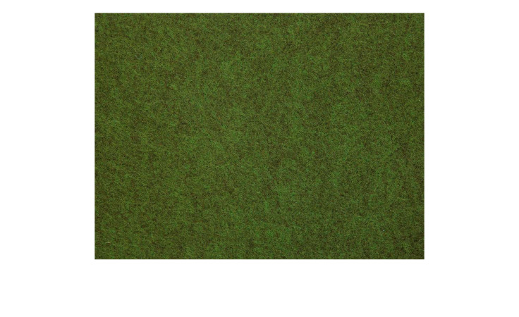 Kunstrasen Garden 133 x 300 cm auf weißem Hintergrund als grünes Rechteck präsentiert.