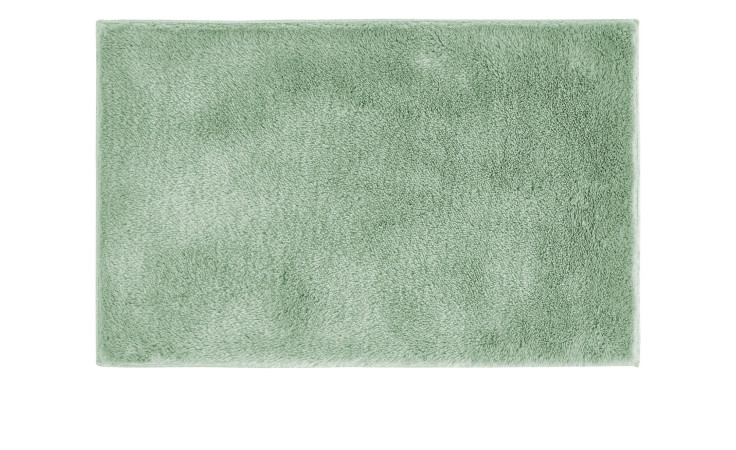 Andiamo Badematte Florida, 60 x 100 cm, Salbeigrün, rechteckig, Synthetikfaser, flauschig.